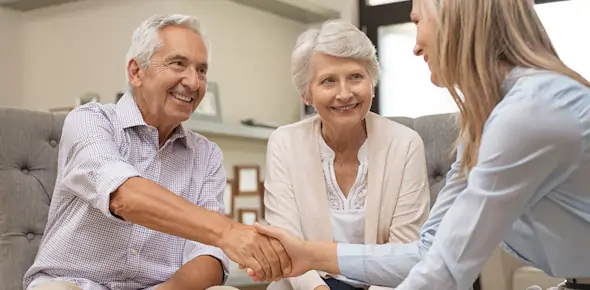 Monitoring Center Specialist Speaking on the Phone